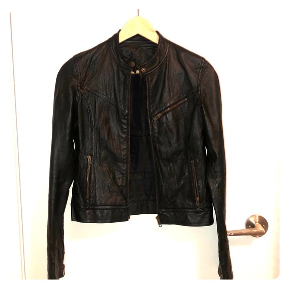 Black Leather Jacket - Picture 1 of 3
